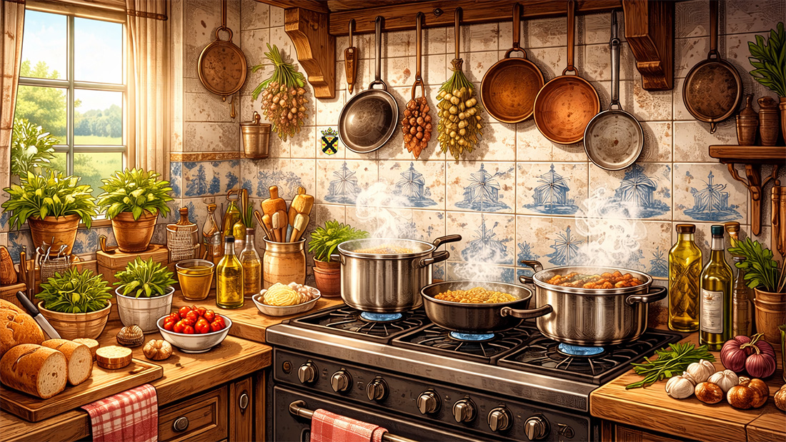Oud-Hollandse keuken door ChatGPT
