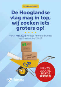 Primera Brundel verhuist poster