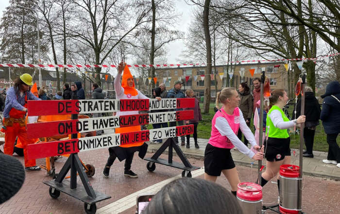 Humorprijs tijdens carnaval in Hoogland