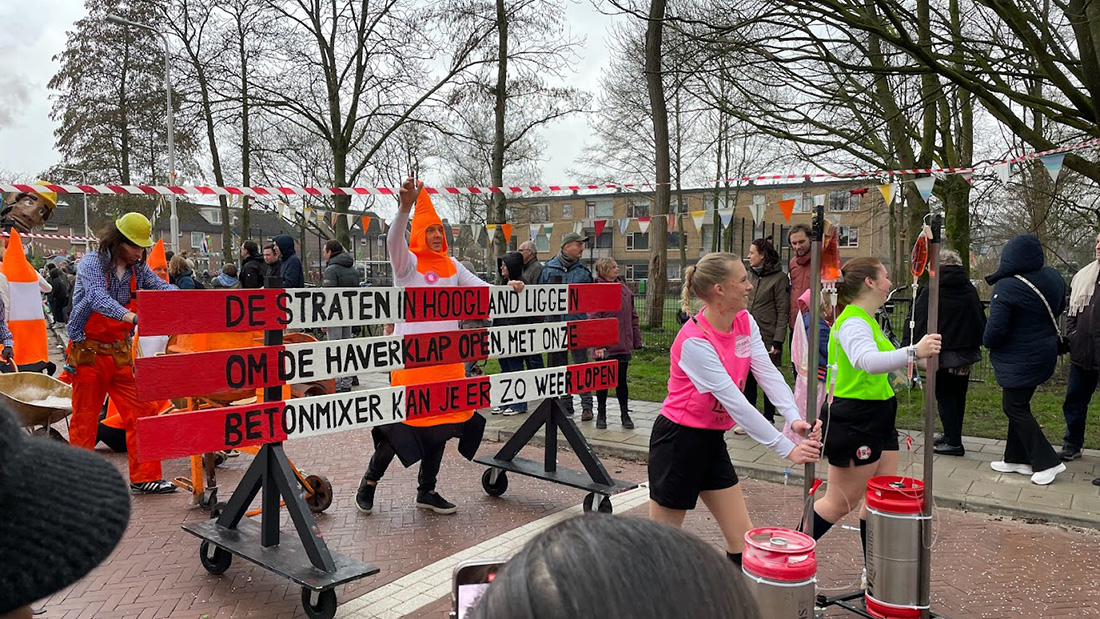 Humorprijs tijdens carnaval in Hoogland