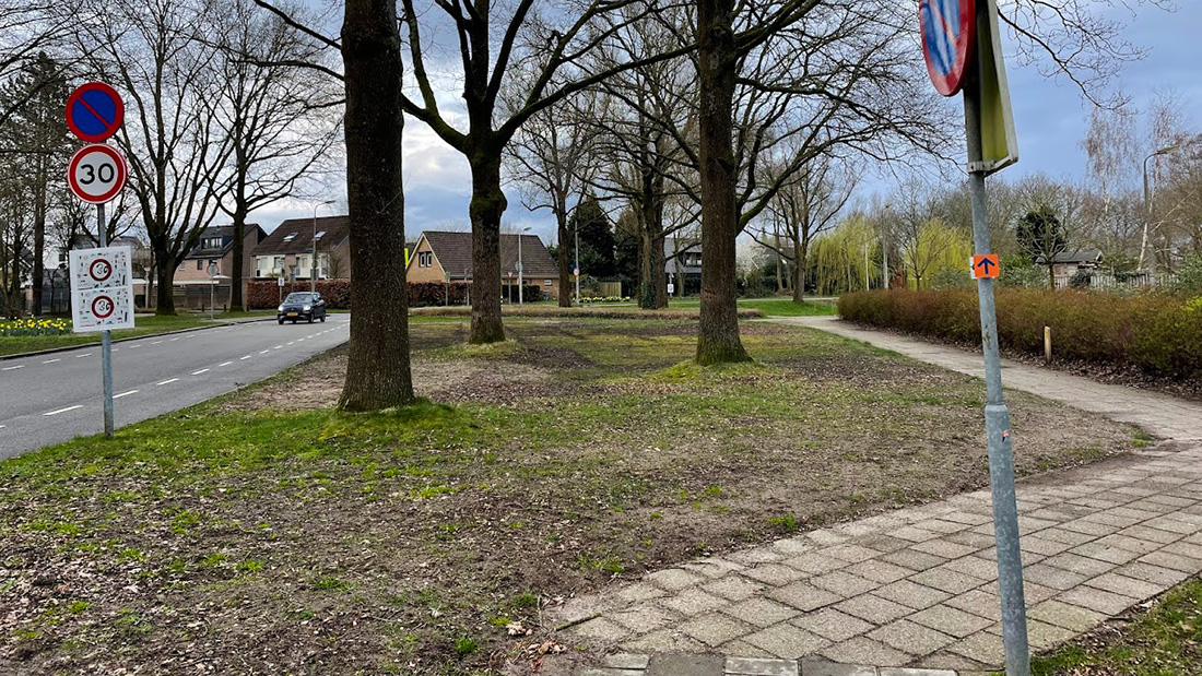 Bordje aan de Bieshaarlaan