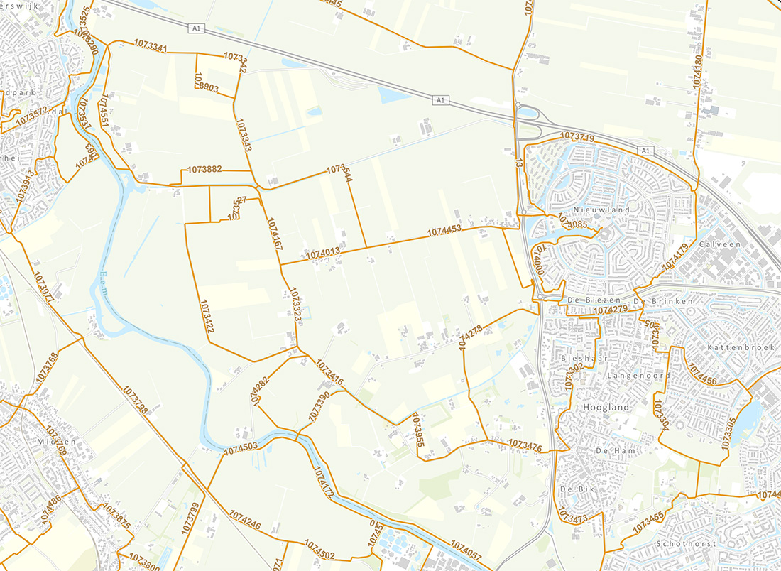 Wandelroutes in Hoogland en Hoogland-West