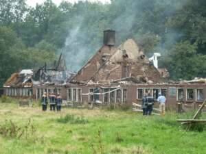 Brand in het Centrum voor Natuur en Milieueducatie