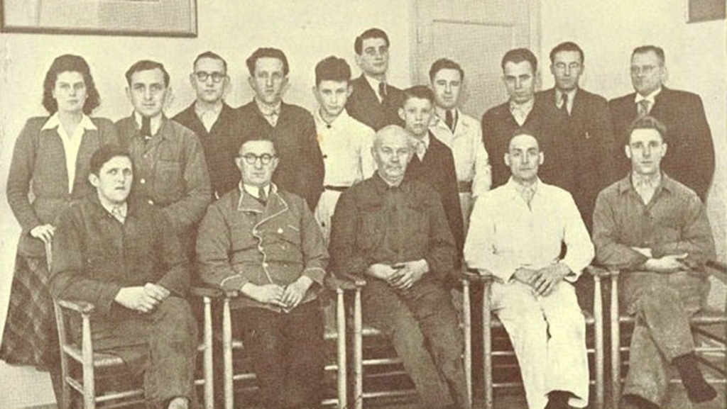 Melkfabriek Hoogland personeel in 1949