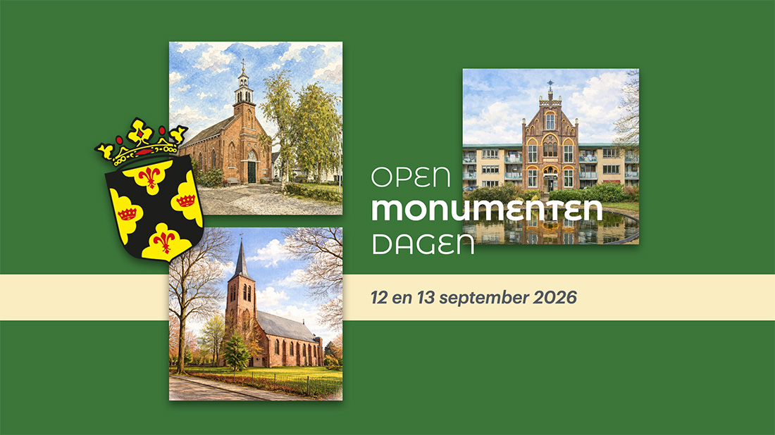 Inschrijving voor Open Monumentendagen geopend