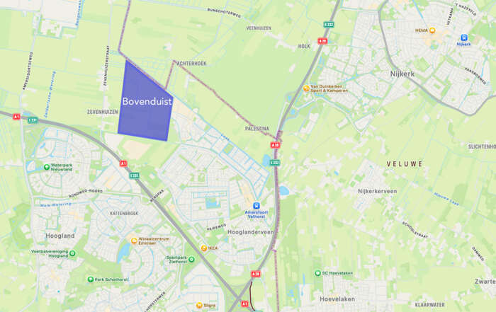 Bovenduist bij Vathorst en Hoogland