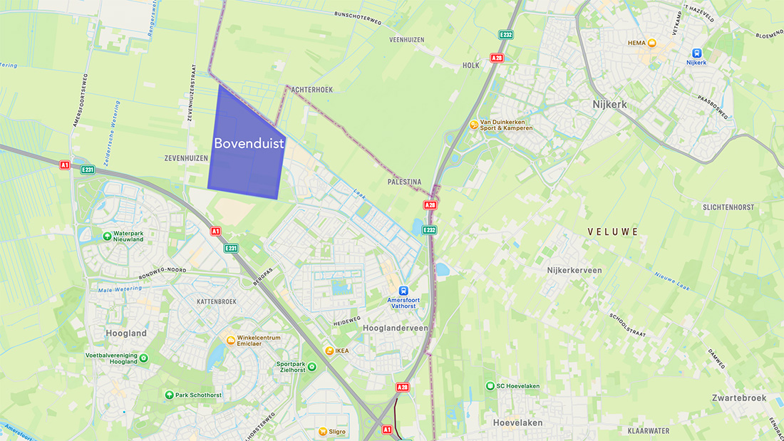 Bovenduist bij Vathorst en Hoogland