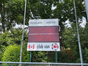 vv Hoogland degradatie