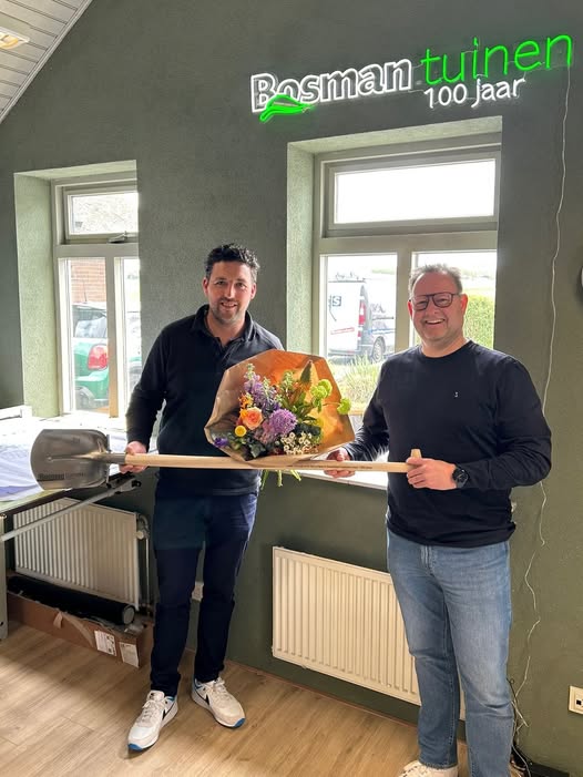 Bosman Tuinen Felicitaties 100 jaar door Dorpsfeest