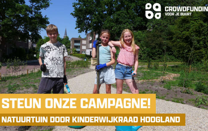 Natuurtuin actie poster