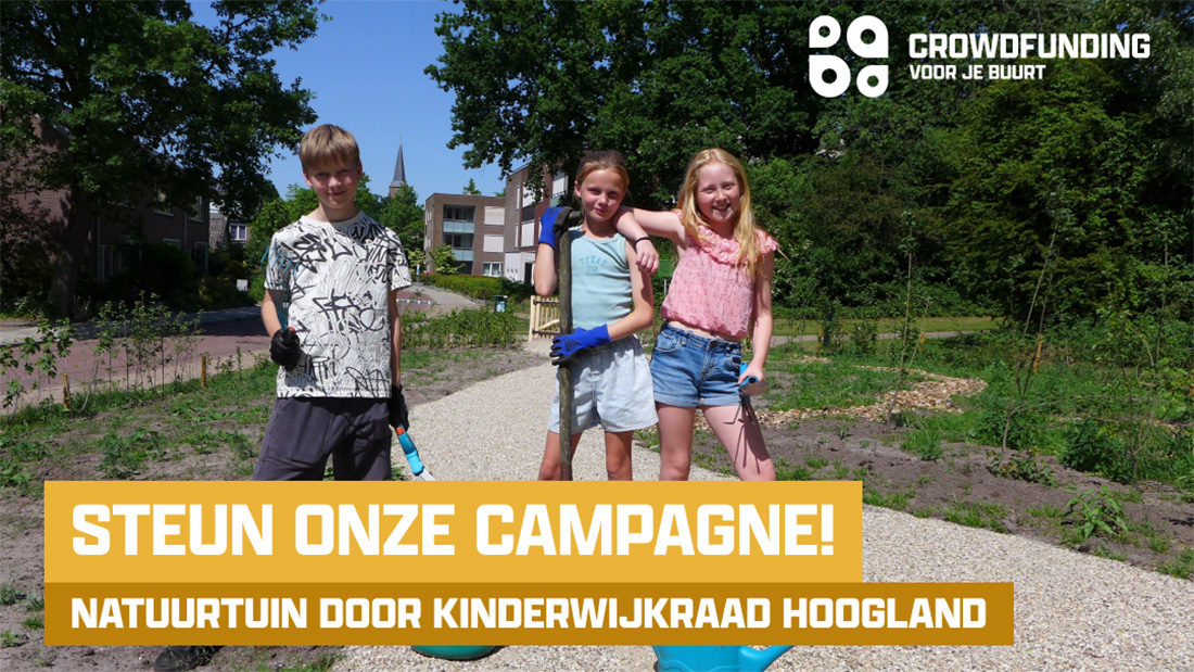Kinderwijkraad Hoogland steunt Natuurtuin Engweg