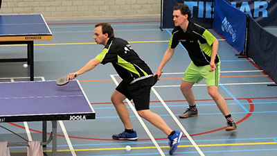Tafeltennisvereniging Hoogland dubbel