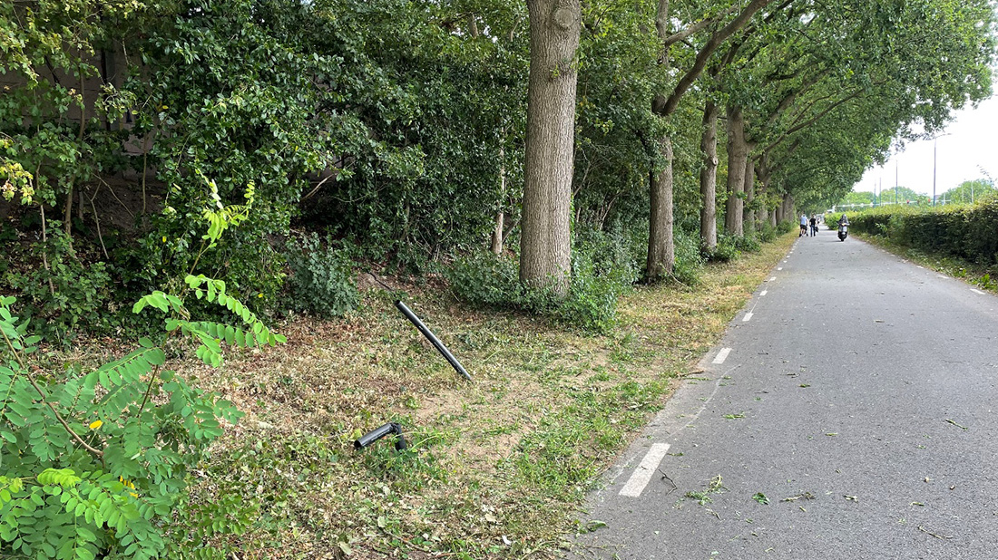 Bunschoterstraat Hoogland gasleiding