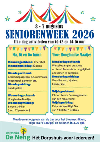 Seniorenweek flyer