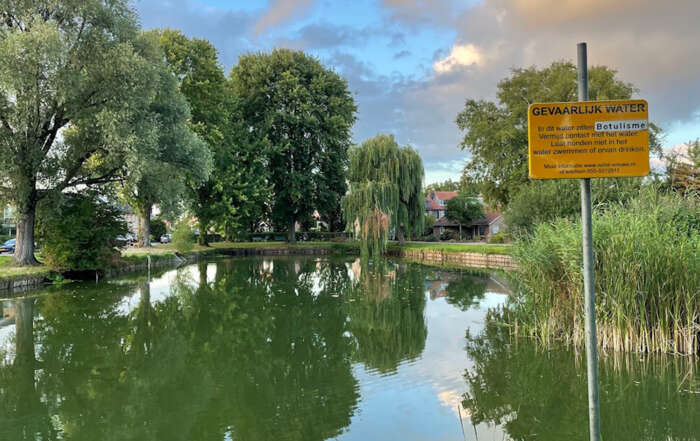 Berkenvijver in Hoogland met botulisme