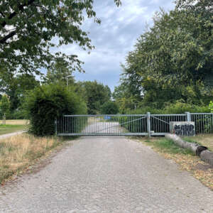 Terrein vuilnisbelten afgesloten