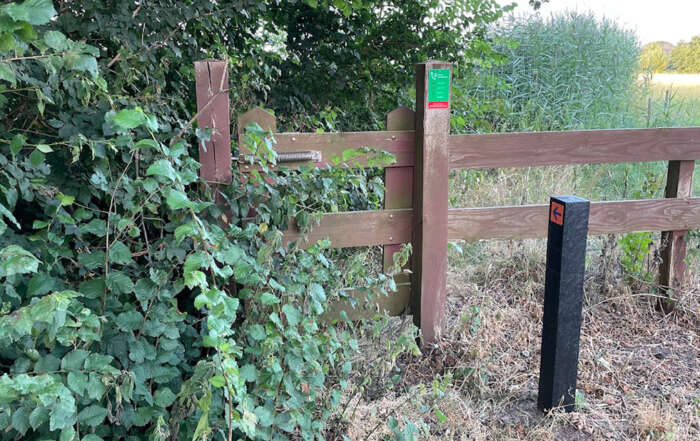 Wandelpad langs Malewetering hekje