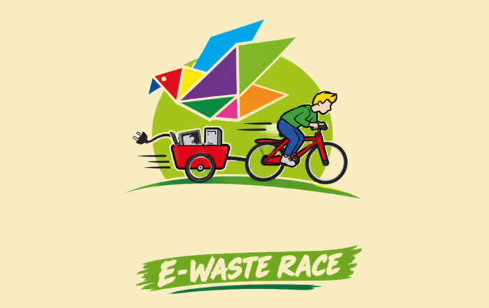 E-waste race logo De Bieshaar