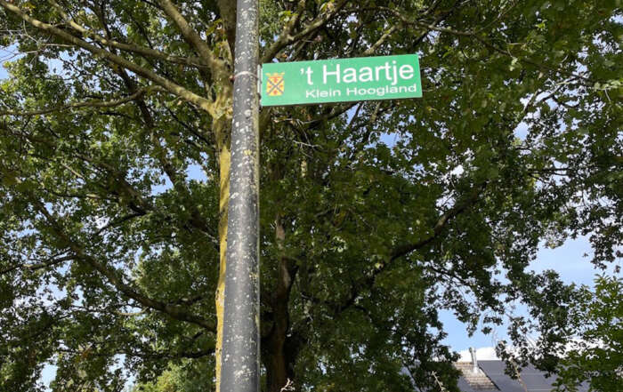 't Haartje buurtschap in Calveen